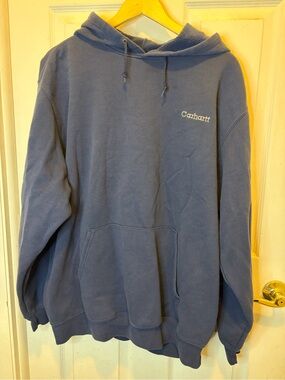 Carhartt Men's Navy Blue Pullover Hoodie